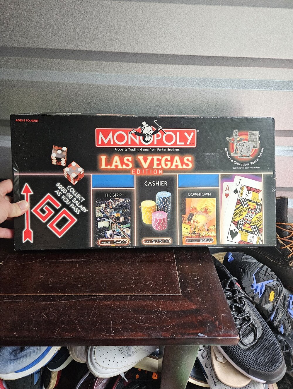 Monopoly Las Vegas Edition  USAopoly 2000 Property Trading Game Vintage Complete